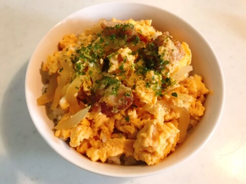 唐揚げリメイク！簡単親子丼♪